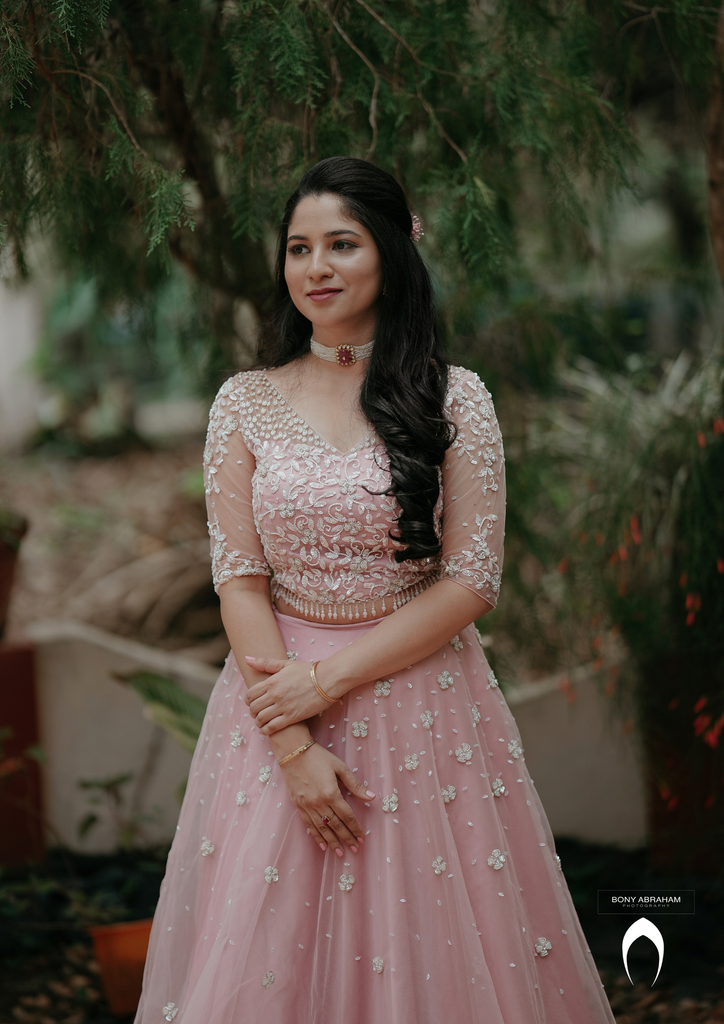 Signature bridal hand embroidered lehanga for bride anila
