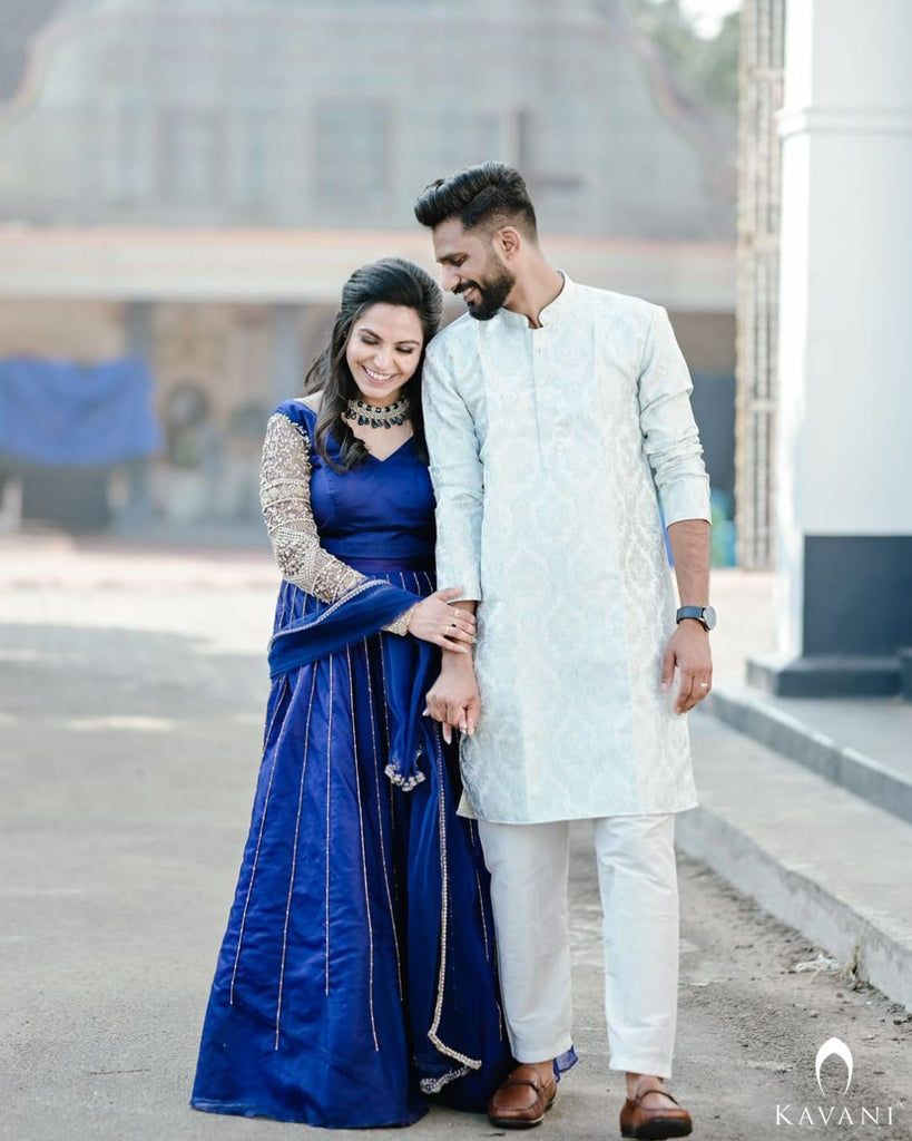 Our beautiful bride in her stunning bridal lehenga outfit with beautiful hand embroidery