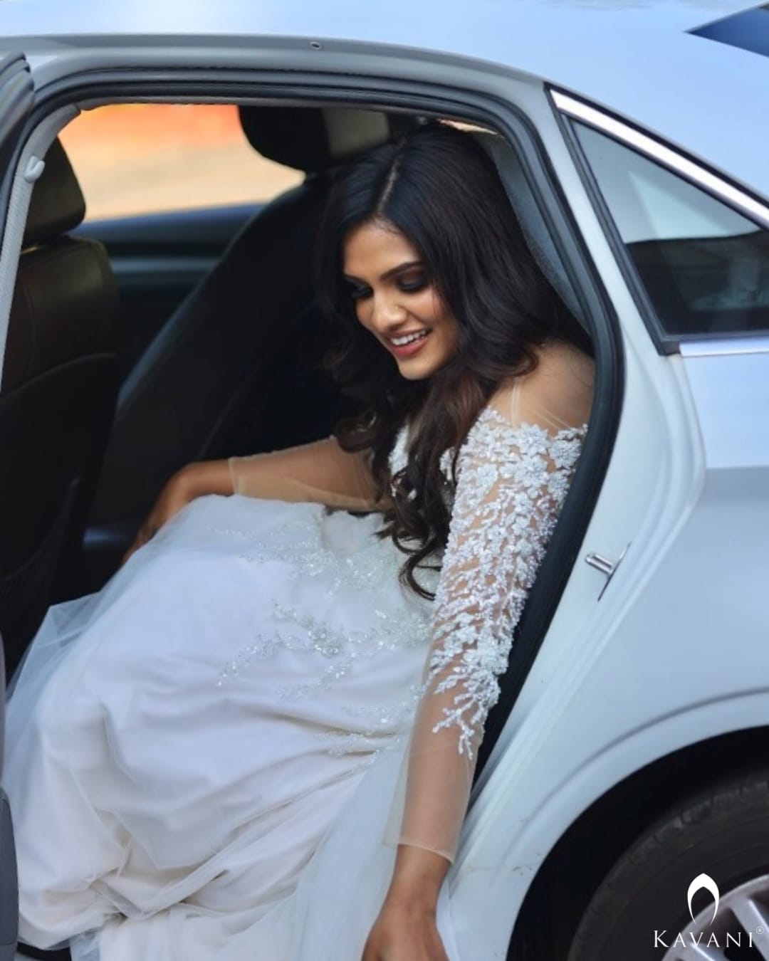 Our beautiful bridal aline gown with stunning embellished lace embroidery