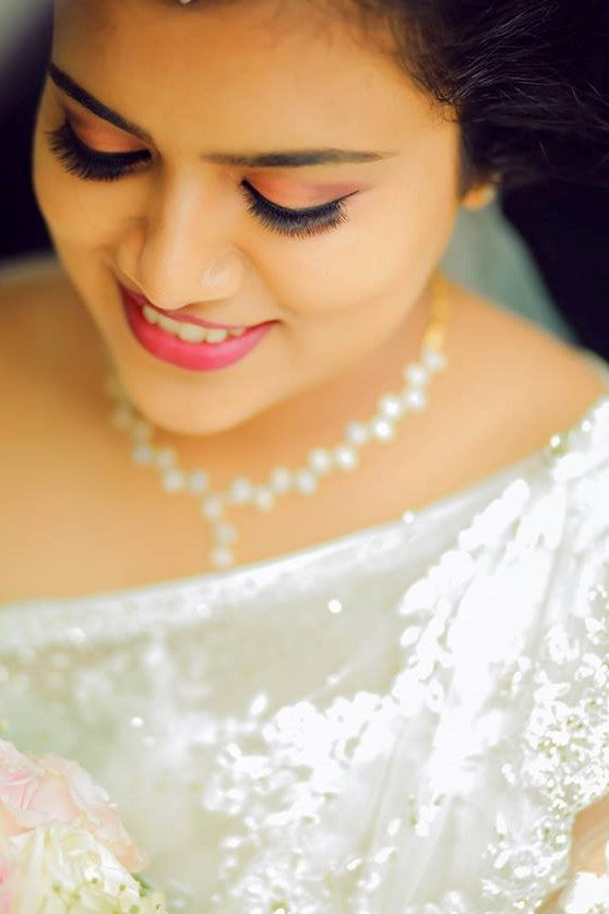 Signature Christian Bridal Saree handcurated for Bride Ansu