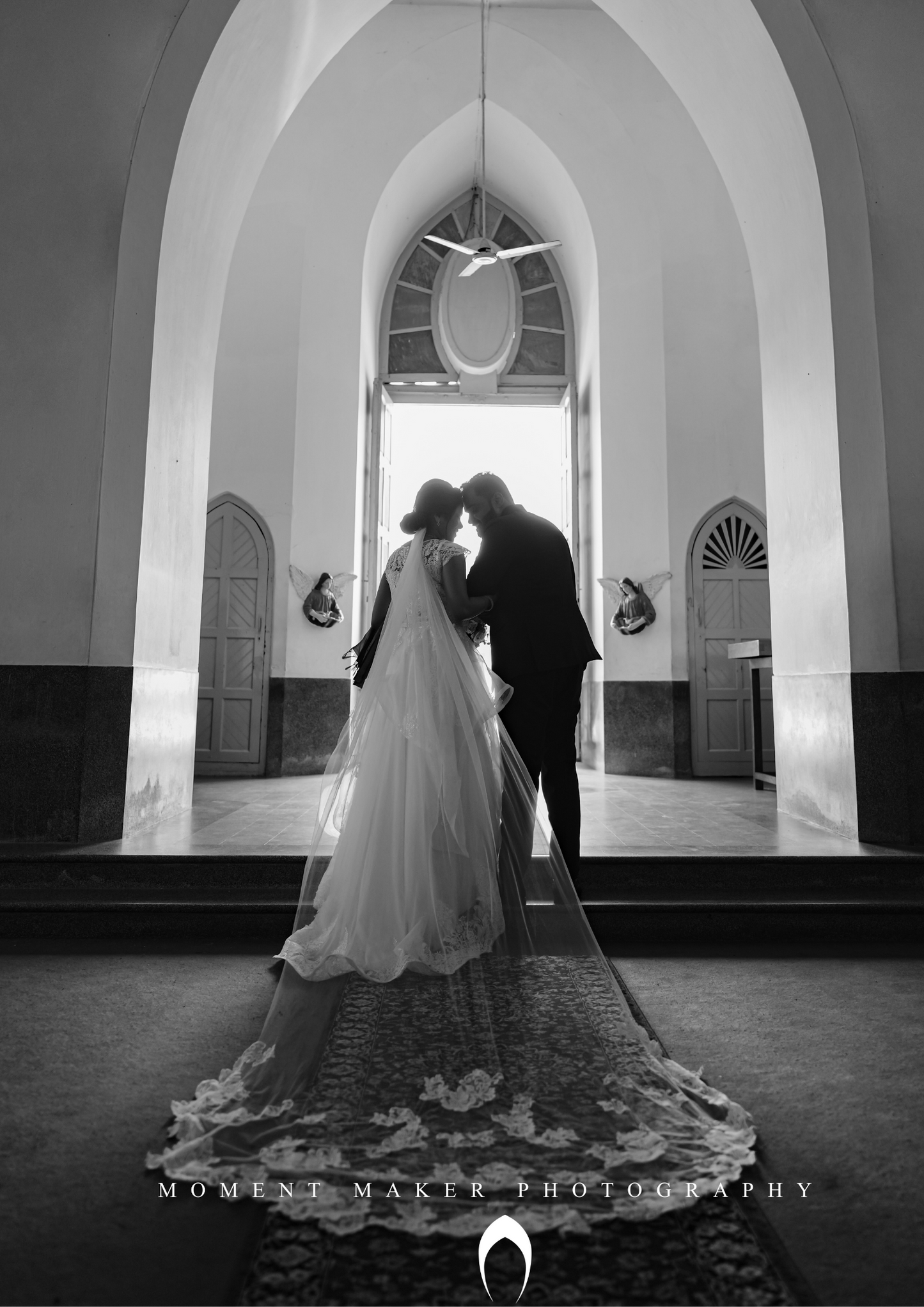 Signature Christian bridal  ruffled  gown carried by bride Jacqueline