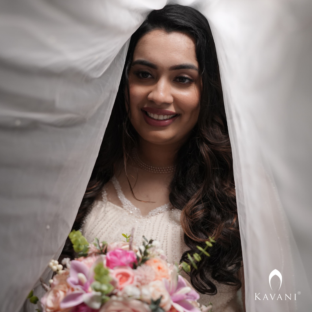 Our beautiful bride in her stunning mermaid gown with fully embellished lace embroidery