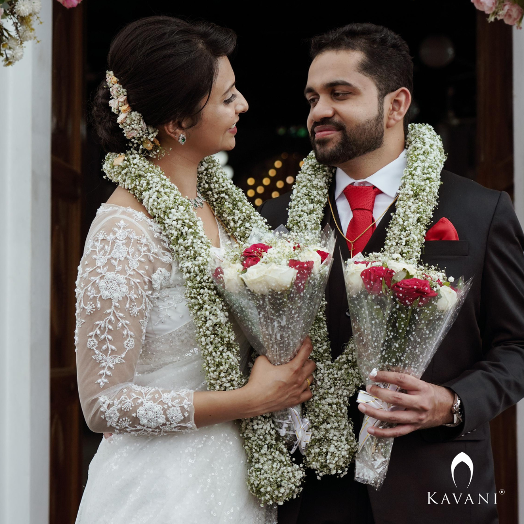 Our beautiful bride in her stunning looking bridal saree showcasing the elegance of hand embroidery