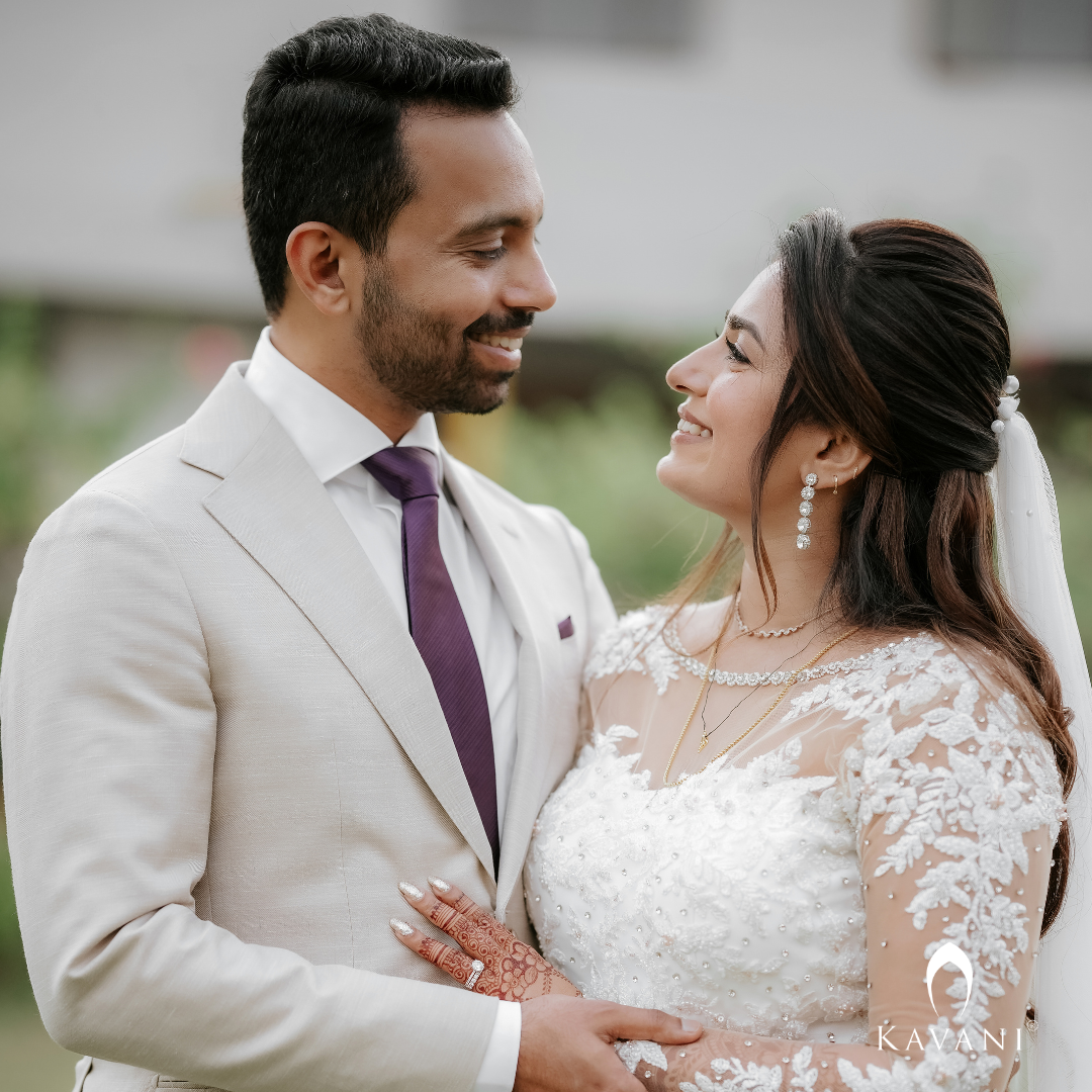 Our beautiful bride in her stunning looking beautiful and stunning bridal mermaid out with a beautiful draping outfit and stunning embellished lace embroidery work