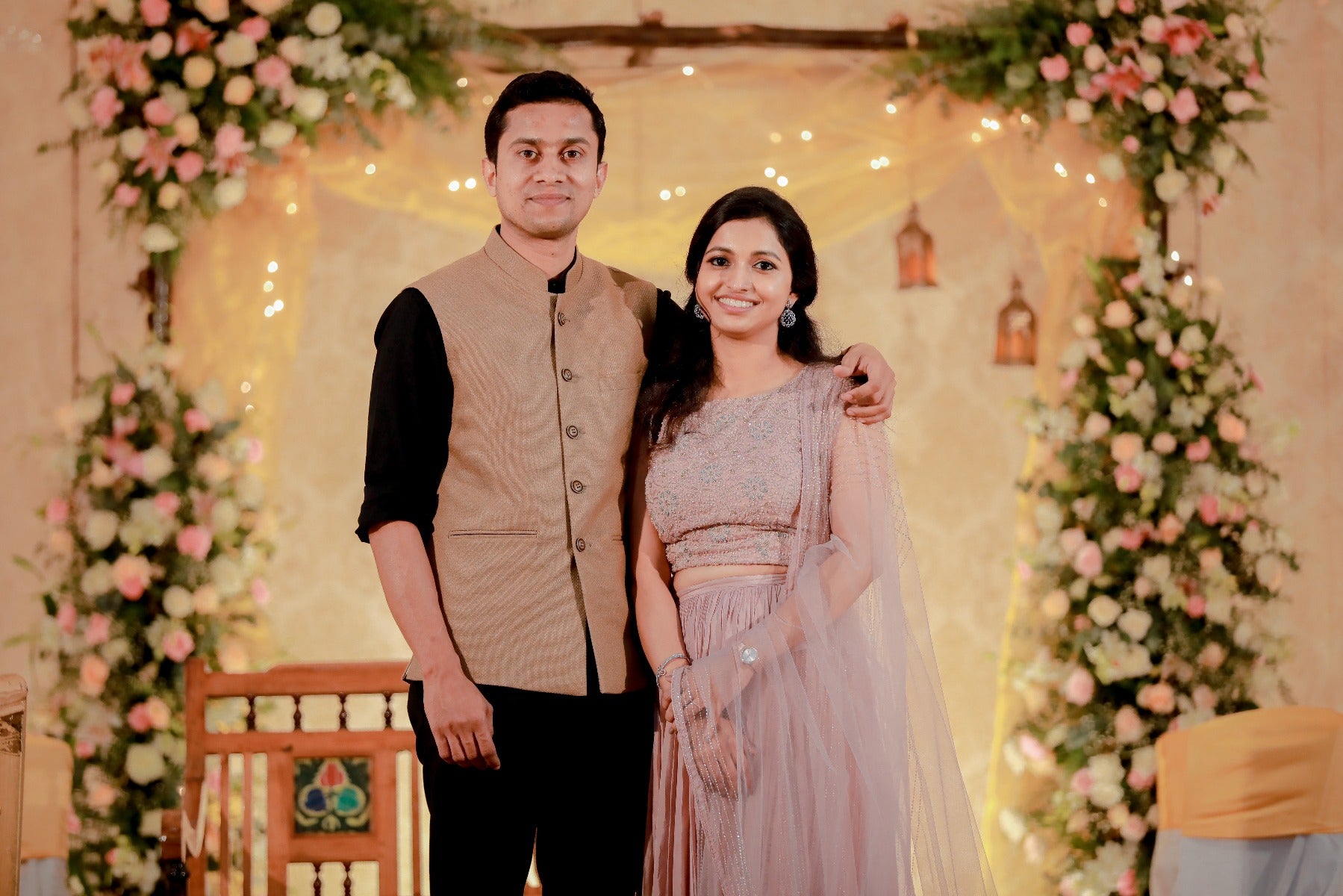 Anant Ambani-Radhika Merchant Celebrate The Promise of Love; Radhika Sets  Bridal Goals In Tarun Tahiliani Lehenga Saree - News18