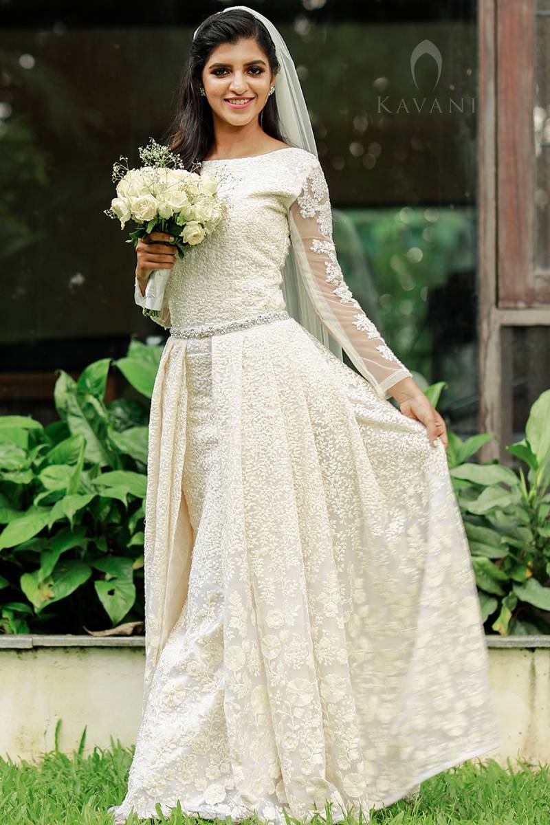 Beautiful gowns spotted on Indian Christian brides - Get Inspiring Ideas  for Planning Your Perfect Wedding at fabweddings